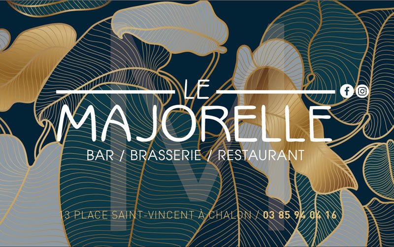 Le Majorelle publicité - Bar Brasserie Chalon sur Saône