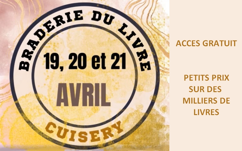 Braderie du livre 2025 à Cuisery